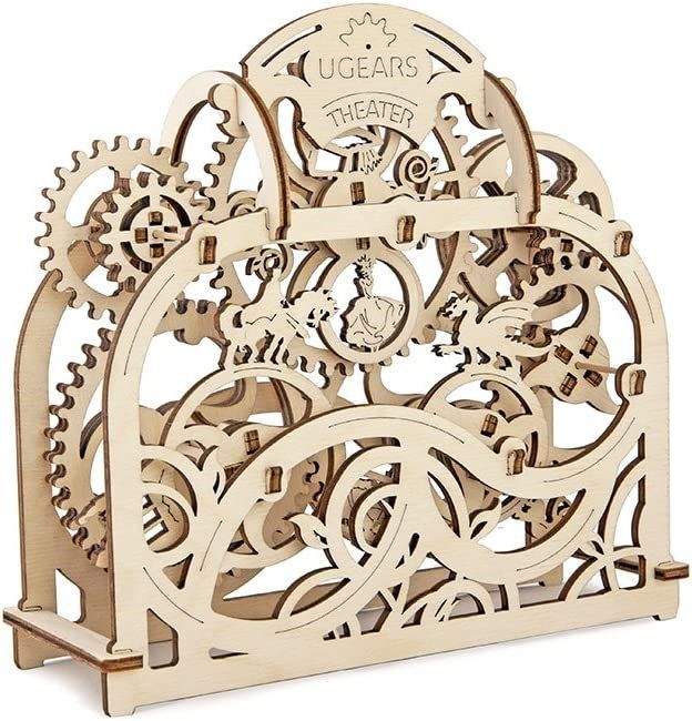 ugears theater mechanical construction friendly 로고