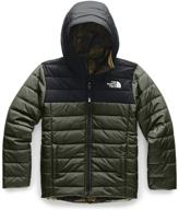 🧥 stay warm in style with north face little reversible perrito boys' jackets & coats logo