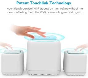 img 2 attached to 🔁 Wavlink Halo Base Sub-Mother Distributed Router: Uninterrupted Whole Home Mesh WiFi System with 5000sq. ft Coverage, No Dead Zones, and 3x Gigabit Ethernet Ports