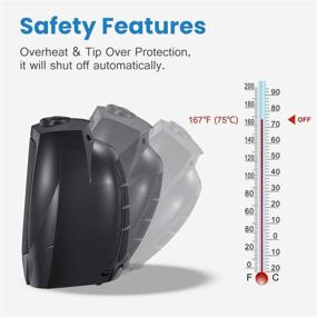 img 3 attached to Kismile Electric Portable Adjustable Thermostat Heating, Cooling & Air Quality
