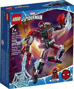 img 1 attached to LEGO Spider Man Morales Collectible Construction: Web-Swing into Action!