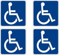 wheelchair accessible handicap 🚶 sticker retail store fixtures & equipment logo