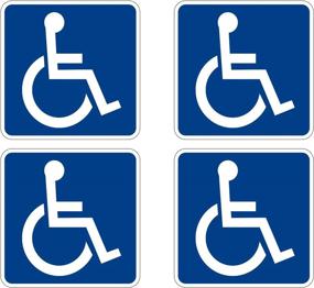 img 2 attached to Wheelchair Accessible Handicap 🚶 Sticker Retail Store Fixtures & Equipment