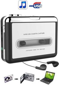 img 2 attached to Cassette Player USB Converter: Capture Walkman Tapes 🎧 as MP3s, Compatible with Mac, PC & Personal Devices