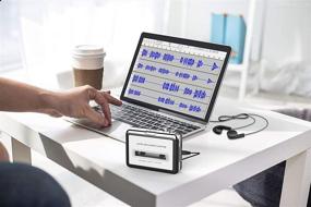 img 1 attached to Конвертер кассетного плеера в USB: Запись лент плеера Walkman 🎧 в формат MP3, совместим с Mac, ПК и персональными устройствами.