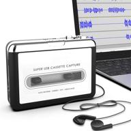 cassette player usb converter: capture walkman tapes 🎧 as mp3s, compatible with mac, pc & personal devices logo