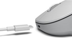 img 1 attached to Microsoft Surface Precision Wireless Bluetooth Mouse with Cleaning Cloth - Bulk Packaging - Light Grey: Premium Connectivity & Cleaning Solution