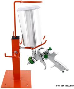 img 3 attached to 🖌️ TCP Global - 3 Gun Gravity Feed Paint Triple Spray Gun Holder Stand: Bench Mount with Strainer Holder, Holds 3 HVLP Guns