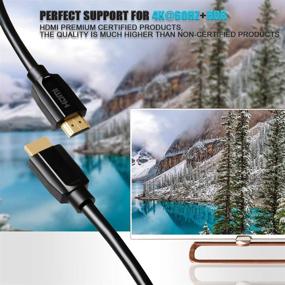 img 1 attached to Mrocioa Premium Certified Support HDMI2 0