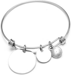 img 2 attached to 👯 Best Friends Bracelets - Sisters by Heart, Not Sisters by Blood - Sister Jewelry Set