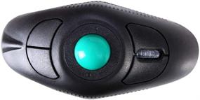 img 1 attached to Adjustable DPI Wireless Ergonomic Handheld Trackball Mouse with Laser Pointer - Left and Right Handed for Laptop, Desktop, PC, Computer