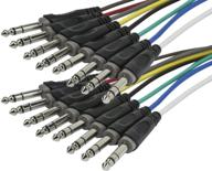 monoprice 8 channel snake 26awg cable portable audio & video logo