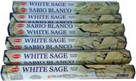 🌿 hem white sage incense bulk 6 x 20 stick (120 sticks): discover the bestthing for a purifying and refreshing ambiance logo