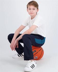 img 1 attached to Real Essentials Pack Sweatpants: Ultimate Basketball Boys' Clothing