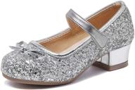 sparkle with abaowedding glitter mary jane shoes for kids' special occasions logo