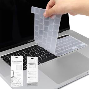 img 4 attached to 🔒 Batianda Premium Ultra Slim Silicone Keyboard Cover for 2020 MacBook Pro 13 & New MacBook Pro 16 - Waterproof Skin, Clear