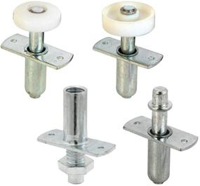 img 2 attached to Enhanced Bi-Fold Door Hardware Repair Kit by Prime-Line - 4-Pack with 2 Plastic Roller Top Guides, 1 Top Pivot, and 1 Bottom Pivot Components