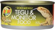 🦎 zoo med laboratories szmzm70 tegu, monitor, and carnivore food - top choice for reptiles, offering 6-ounce size logo