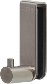 img 3 attached to 🚿 Tiger Rhino Glass Shower Door Towel Hook, Stainless Steel Brushed - Sleek and Durable Hanging Solution for Bathroom Essentials