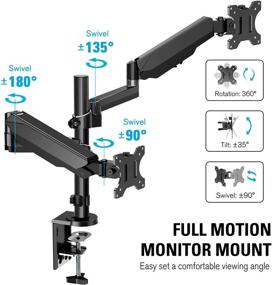 img 3 attached to MOUNTUP Dual Monitor Mount Stand