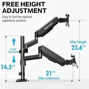 img 1 attached to MOUNTUP Dual Monitor Mount Stand