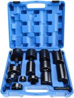🔧 8milelake 14-piece master ball joint service adapter set: perfect for easy ball joint replacement and repair in 2wd and 4wd cars, trucks, and suvs logo