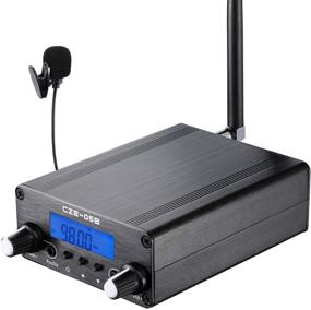 img 4 attached to 📻 Church FM Transmitter, APROTII 0.5W/0.1W FM Broadcast Transmitter 76~108MHz with Microphone and Antenna, Long Range 1000ft Coverage for Church Parking Lot Service, Drive-in Movie/Concert