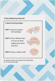 img 1 attached to 🦷 Solimo Teeth Whitening Strips - 10 Day Kit, 10 Treatments