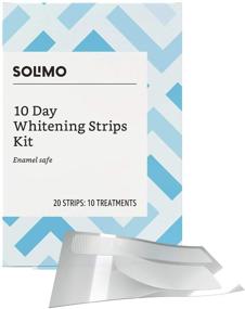 img 4 attached to 🦷 Solimo Teeth Whitening Strips - 10 Day Kit, 10 Treatments