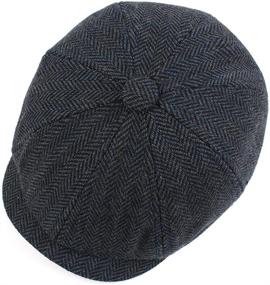 img 2 attached to Vintage Toddler Newsboy Cap - Boys' Accessories and Hats for Pageboy Style