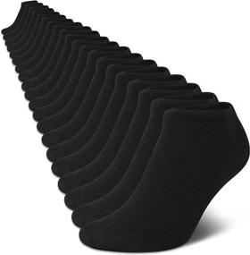 img 4 attached to 🧦 Rampage Women's No Show Athletic Socks - 20 Pack, Perfect for Everyday Wear