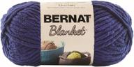 🧶 bernat blanket yarn 6-pack in navy - 5.3oz, soft and versatile yarn bundle logo