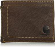 👜 carhartt brown contrast billfold wallet for men – accessories in wallets, card cases & money organizers logo