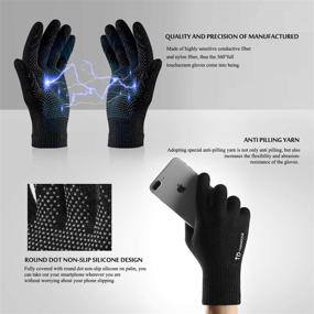 img 3 attached to 🧤 TRENDOUX Touchscreen Texting Gloves for Safe and Easy Smartphone Use While Driving