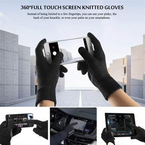 img 2 attached to 🧤 TRENDOUX Touchscreen Texting Gloves for Safe and Easy Smartphone Use While Driving