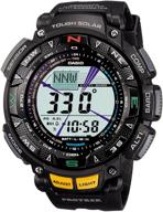 casio protrek prg-240-1: трехсенсорные часы с солнечными батареями для активных мужчин логотип