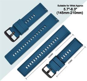 img 3 attached to ⌚ ANNEFIT Men's Watches with Silicone Release Rubber Replacement