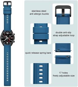 img 1 attached to ⌚ ANNEFIT Men's Watches with Silicone Release Rubber Replacement