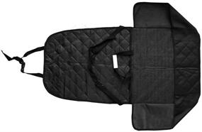 img 2 attached to 🐾 HONEST OUTFITTERS Waterproof & Nonslip Dog Car Seat Cover for Cars, Trucks, and SUVs - Pet Front Seat Cover