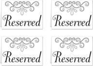 reserved table cards 4 pkg logo