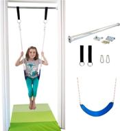 🪁 dreamgym doorway swing kit - elevate indoor playtime with the blue belt swing for kids logo