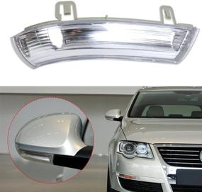 img 4 attached to Beler Right Side Mirror Indicator Turn Signal Light Lamp Compatible with VW Golf GTI Jetta MK5 Passat Rabbit Eos 1K0949102