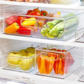 img 3 attached to InterDesign Clear Kitchen Organizer Bin - Perfect for Pantry, Refrigerator, Freezer & Storage Cabinet!