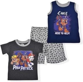 img 4 attached to 👕 Покупайте самую модную сборную одежду Nickelodeon 3 Pack Patrol Brave безрукавками для мальчиков