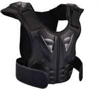 🛡️ youth dirt bike chest protector - protective armor for kids motorcycle riding, biking, motocross, snowboarding, off-road cycling, skiing - full body back spine armor gear guard logo