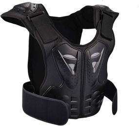 img 4 attached to 🛡️ Youth Dirt Bike Chest Protector - Protective Armor for Kids Motorcycle Riding, Biking, Motocross, Snowboarding, Off-Road Cycling, Skiing - Full Body Back Spine Armor Gear Guard