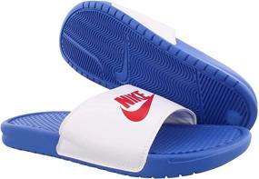 img 3 attached to NIKE Benassi Men's Slide Navy Blue 343880 410