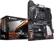 💻 gigabyte b450 aorus pro wi-fi: high-performance amd ryzen am4 atx motherboard with m.2 thermal guard, onboard wi-fi, hdmi, dvi, usb 3.1 gen 2, ddr4 логотип