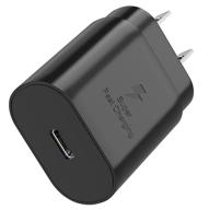 tt&c usb c 25w pd super fast charger - адаптер для зарядки сети тип с для samsung galaxy s21/s20/note20 и iphone 12/pro (черный) логотип