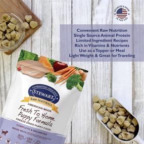 img 2 attached to 🐶 Stewart Raw Naturals Freeze Dried Puppy Food: Grain-Free, Made in USA with Chicken, Fruits, & Vegetables – All Natural Recipe, 12 oz.